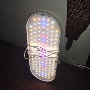 Geox White LED Panel Light with Multi-Color Diodes